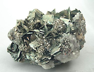 Marcasite with Pyrite, Arsenopyrite, Calcite and Dolomite. 
